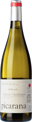 14,95 € Envío gratis | Vino blanco Marañones Picarana Crianza D.O. Vinos de Madrid Comunidad de Madrid España Albillo Botella 75 cl