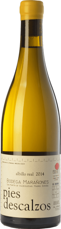 19,95 € Free Shipping | White wine Marañones Pies Descalzos Crianza D.O. Vinos de Madrid Madrid's community Spain Albillo Bottle 75 cl