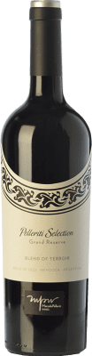 29,95 € Free Shipping | Red wine Pelleriti Selection Blend of Terroir Reserve I.G. Valle de Uco Uco Valley Argentina Cabernet Franc, Malbec, Petit Verdot Bottle 75 cl