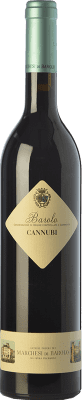 63,95 € Kostenloser Versand | Rotwein Marchesi di Barolo Cannubi D.O.C.G. Barolo Piemont Italien Nebbiolo Flasche 75 cl