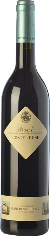 49,95 € Kostenloser Versand | Rotwein Marchesi di Barolo Coste di Rose D.O.C.G. Barolo Piemont Italien Nebbiolo Flasche 75 cl