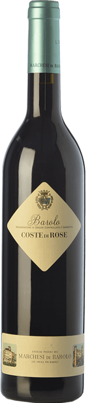 51,95 € Spedizione Gratuita | Vino Rosso Marchesi di Barolo Coste di Rose D.O.C.G. Barolo Piemonte Italia Nebbiolo 75 cl