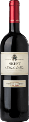 15,95 € Envio grátis | Vinho Tinto Marchesi di Barolo Michet D.O.C. Nebbiolo d'Alba Piemonte Itália Nebbiolo 75 cl