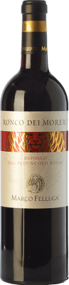 16,95 € 免费送货 | 红酒 Marco Felluga Refosco Ronco dei Moreri I.G.T. Friuli-Venezia Giulia 弗留利 - 威尼斯朱利亚 意大利 Riflesso dal Peduncolo Rosso 瓶子 75 cl