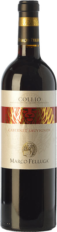 13,95 € Free Shipping | Red wine Marco Felluga D.O.C. Collio Goriziano-Collio Friuli-Venezia Giulia Italy Cabernet Sauvignon Bottle 75 cl