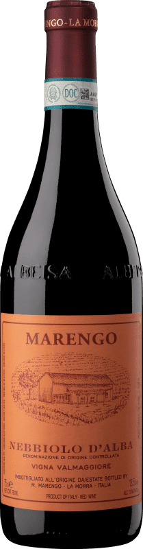 46,95 € Envio grátis | Vinho Tinto Marengo Valmaggiore D.O.C. Nebbiolo d'Alba Piemonte Itália Nebbiolo 75 cl