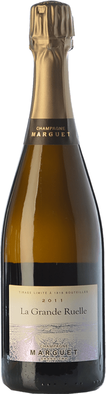 94,95 € Spedizione Gratuita | Spumante Bianco Marguet La Grande Ruelle Grand Cru A.O.C. Champagne champagne Francia Pinot Nero Eco — Biologico Bottiglia 75 cl