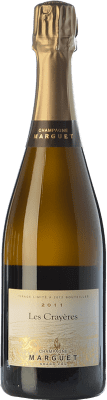 95,95 € Kostenloser Versand | Weißer Sekt Marguet Les Crayères Grand Cru A.O.C. Champagne Champagner Frankreich Spätburgunder, Chardonnay Flasche 75 cl