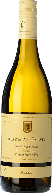 34,95 € Envio grátis | Vinho branco Marimar Estate Acero I.G. Russian River Valley Vale do rio russo Estados Unidos Chardonnay Garrafa 75 cl