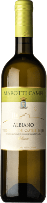 7,95 € 免费送货 | 白酒 Marotti Campi Albiano 年轻的 D.O.C. Verdicchio dei Castelli di Jesi 马尔凯 意大利 Verdicchio 瓶子 75 cl