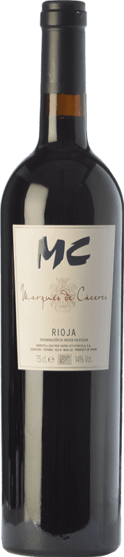 26,95 € Envoi gratuit | Vin rouge Marqués de Cáceres MC Crianza D.O.Ca. Rioja La Rioja Espagne Tempranillo Bouteille 75 cl
