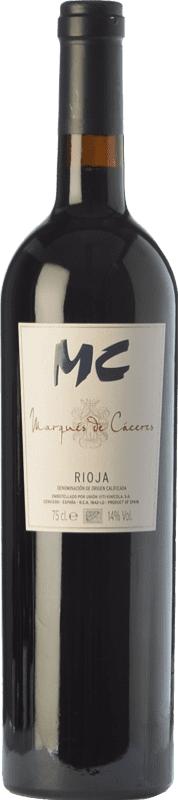 27,95 € Envío gratis | Vino Tinto Marqués de Cáceres MC Crianza D.O.Ca. Rioja La Rioja España Tempranillo Botella 75 cl