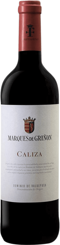 13,95 € Spedizione Gratuita | Vino Rosso Marqués de Griñón Caliza Giovane D.O.P. Vino de Pago Dominio de Valdepusa Castilla-La Mancha Spagna Syrah, Petit Verdot 75 cl
