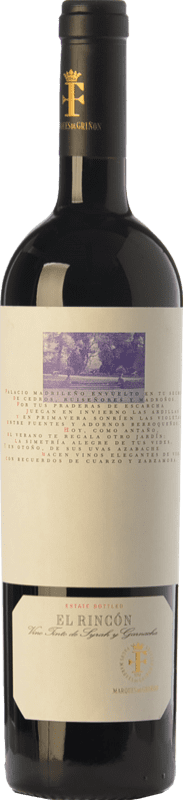 19,95 € Free Shipping | Red Wine Marqués de Griñón El Rincón Crianza — Aged D.O. Vinos de Madrid Madrid's community Spain Syrah — Shiraz, Garnacha — Grenache Bottle 75 cl