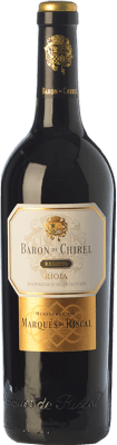 99,95 € Бесплатная доставка | Красное вино Marqués de Riscal Barón de Chirel Резерв D.O.Ca. Rioja Ла-Риоха Испания Tempranillo, Cabernet Sauvignon бутылка 75 cl