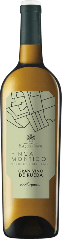 18,95 € 免费送货 | 白酒 Marqués de Riscal Finca Montico D.O. Rueda 卡斯蒂利亚莱昂 西班牙 Verdejo 瓶子 75 cl