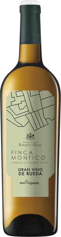18,95 € Spedizione Gratuita | Vino Bianco Marqués de Riscal Finca Montico D.O. Rueda Castilla y León Spagna Verdejo Bottiglia 75 cl