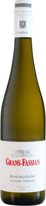 18,95 € Envío gratis | Vino blanco Grans Fassian Mineralschiefer Seco V.D.P. Mosel-Saar-Ruwer Mosel Alemania Riesling Botella 75 cl