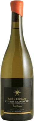 86,95 € Envio grátis | Vinho branco Julien Brocard Les Preuses A.O.C. Chablis Grand Cru Borgonha França Chardonnay Garrafa 75 cl