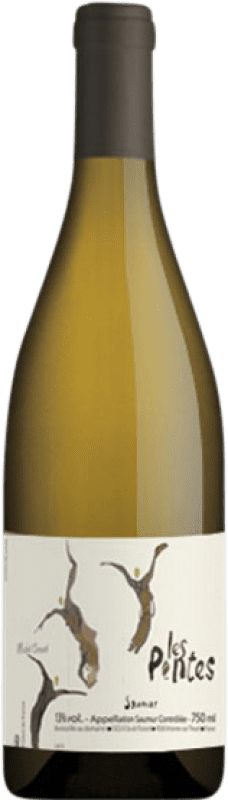 55,95 € Envío gratis | Vino blanco Clos de L'Ecotard Les Pentes A.O.C. Saumur-Champigny Loire Francia Chenin Blanco Botella 75 cl