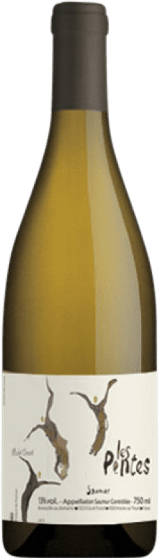 58,95 € Free Shipping | White Wine Clos de L'Ecotard Les Pentes A.O.C. Saumur-Champigny Loire France Chenin White Eco Organic Bottle 75 cl