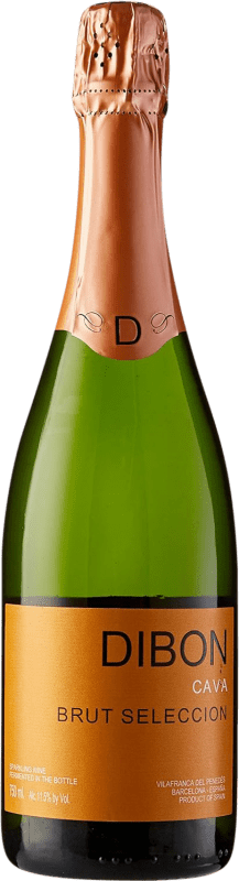 9,95 € 免费送货 | 白起泡酒 Marrugat Dibon Selecció 香槟 D.O. Cava 加泰罗尼亚 西班牙 Macabeo, Xarel·lo, Parellada 瓶子 75 cl