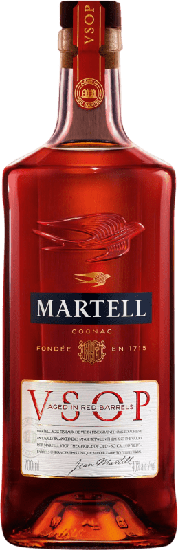 59,95 € Spedizione Gratuita | Cognac Martell VSOP Very Superior Old Pale — Molto Superiore Vecchio A.O.C. Cognac Francia 70 cl