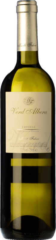 9,95 € Kostenloser Versand | Weißwein Martí Fabra Verd Albera D.O. Empordà Katalonien Spanien Garnacha — Grenache, Chardonnay, Moscatel — Muskateller Flasche 75 cl