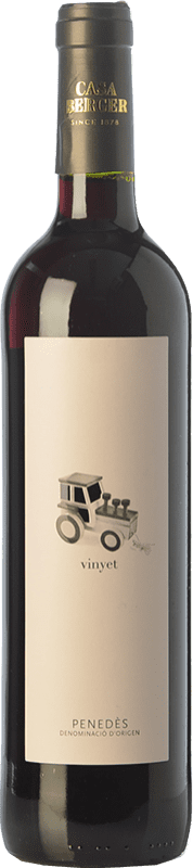 8,95 € Free Shipping | Red wine Martí Serdà Vinyet Negre Joven D.O. Penedès Catalonia Spain Grenache, Cabernet Sauvignon Bottle 75 cl