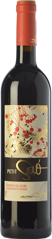 14,95 € Бесплатная доставка | Красное вино Blanch i Jové Petit Saó молодое D.O. Costers del Segre Каталония Испания Tempranillo — Темпранильо, Garnacha — Гренаш, Cabernet Sauvignon — Каберне Совиньон 75 cl