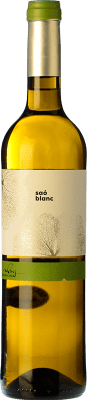 18,95 € Free Shipping | White wine Blanch i Jové Saó Blanc Fermentat en Barrica Aged D.O. Costers del Segre Catalonia Spain Macabeo Bottle 75 cl