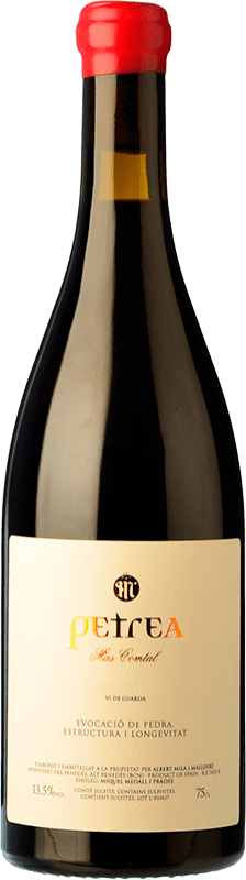 25,95 € Бесплатная доставка | Красное вино Mas Comtal Petrea старения D.O. Penedès Каталония Испания Merlot бутылка 75 cl