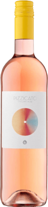 7,95 € 免费送货 | 玫瑰酒 Mas Comtal Pizzicato D.O. Penedès 加泰罗尼亚 西班牙 Muscatel of Hamburg 瓶子 75 cl