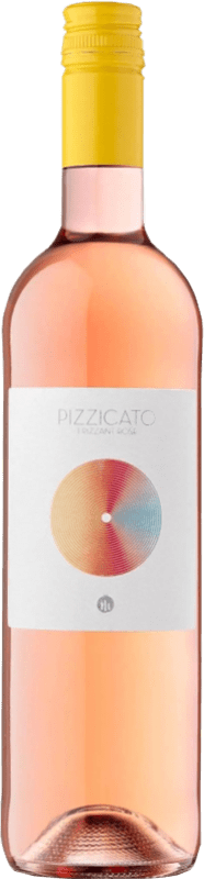 8,95 € Kostenloser Versand | Roséwein Mas Comtal Pizzicato D.O. Penedès Katalonien Spanien Moscatel — Muskateller Eco — Biologisch 75 cl