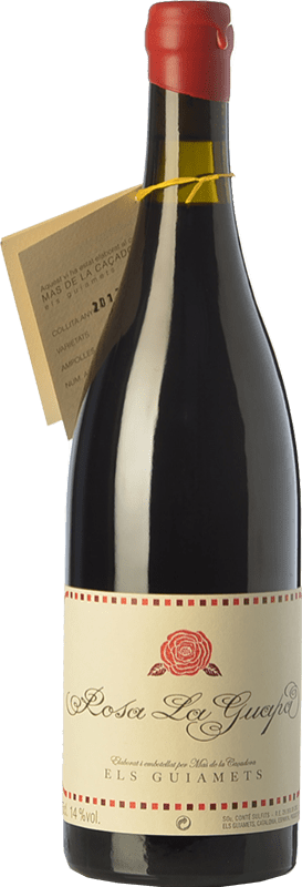 14,95 € Free Shipping | Red wine Mas de la Caçadora Rosa La Guapa Criança Aged D.O. Montsant Catalonia Spain Merlot, Grenache, Carignan Bottle 75 cl