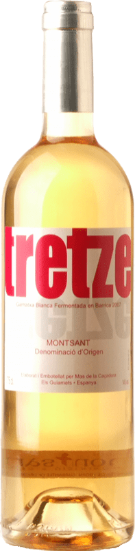 16,95 € Free Shipping | White wine Mas de la Caçadora Tretze Aged D.O. Montsant Catalonia Spain Grenache White Bottle 75 cl