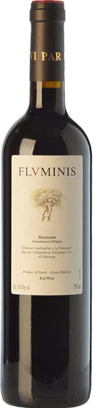16,95 € Бесплатная доставка | Красное вино Mas de l'Abundància Fluminis молодое D.O. Montsant Каталония Испания Garnacha — Гренаш, Cabernet Sauvignon — Каберне Совиньон, Cariñena — Кариньян Бутылка 75 cl
