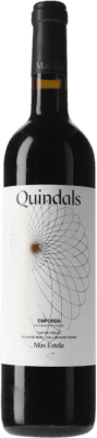 19,95 € Free Shipping | Red wine Mas Estela Quindals Crianza D.O. Empordà Catalonia Spain Syrah, Grenache, Carignan Bottle 75 cl