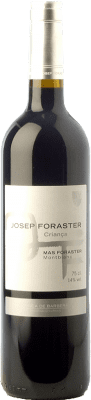 15,95 € Free Shipping | Red wine Josep Foraster Criança Crianza D.O. Conca de Barberà Catalonia Spain Tempranillo, Syrah, Cabernet Sauvignon Bottle 75 cl