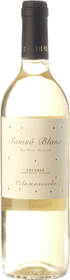 13,95 € Бесплатная доставка | Белое вино Mas Pòlit Samsó Blanc D.O. Empordà Каталония Испания Carignan White бутылка 75 cl