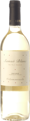 14,95 € Бесплатная доставка | Белое вино Mas Pòlit Samsó Blanc D.O. Empordà Каталония Испания Carignan White бутылка 75 cl