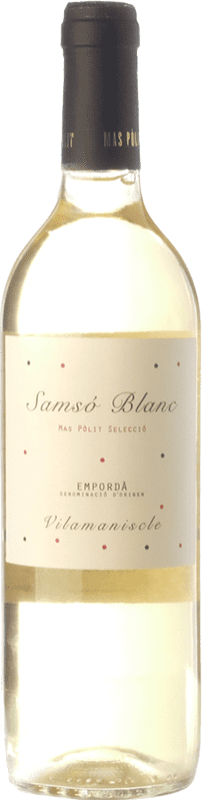 13,95 € Free Shipping | White wine Mas Pòlit Samsó Blanc D.O. Empordà Catalonia Spain Carignan White Bottle 75 cl