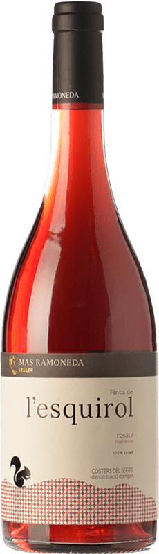 8,95 € 免费送货 | 玫瑰酒 Mas Ramoneda Finca de l'Esquirol D.O. Costers del Segre 加泰罗尼亚 西班牙 Syrah, Cabernet Sauvignon 瓶子 75 cl