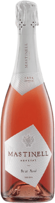 19,95 € 免费送货 | 玫瑰气泡酒 MasTinell Rosé 香槟 预订 D.O. Cava 加泰罗尼亚 西班牙 Trepat 瓶子 75 cl