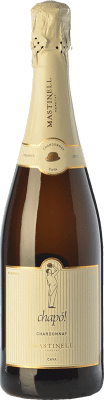 18,95 € Envio grátis | Espumante Branco MasTinell Chapó D.O. Cava Catalunha Espanha Chardonnay Eco — Biológico Garrafa 75 cl