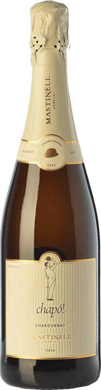 17,95 € Free Shipping | White sparkling MasTinell Chapó D.O. Cava Catalonia Spain Chardonnay Bottle 75 cl