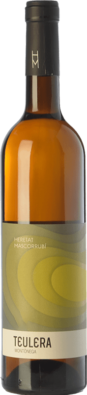 9,95 € Envio grátis | Vinho Branco Mascorrubí Teulera D.O. Catalunya Catalunha Espanha Parellada 75 cl