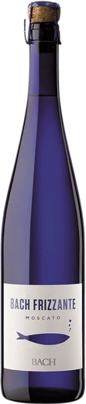 6,95 € Free Shipping | White Sparkling Wine Bach Frizzante — Semi-Sparkling Young D.O. Catalunya Catalonia Spain Moscato — Muscat 75 cl