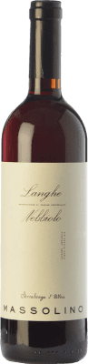 27,95 € Spedizione Gratuita | Vino rosso Massolino D.O.C. Langhe Piemonte Italia Nebbiolo Bottiglia 75 cl