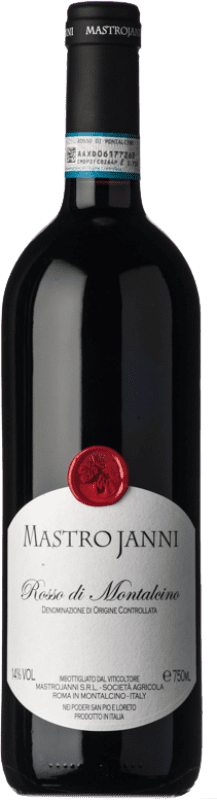 36,95 € Бесплатная доставка | Красное вино Mastrojanni D.O.C. Rosso di Montalcino Тоскана Италия Sangiovese — Санджовезе Бутылка 75 cl